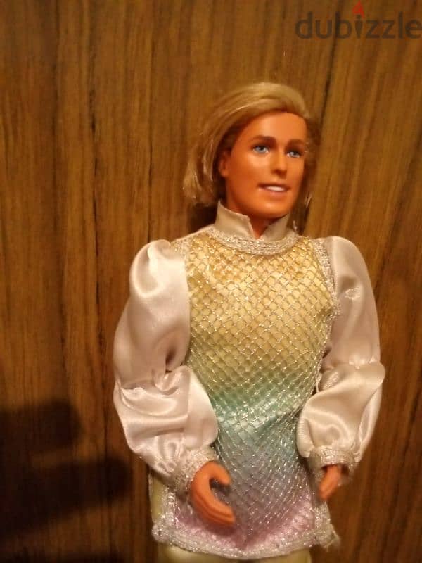 RAINBOW PRINCE KEN Good Rare Mattel doll bend legs turn waist+own wear 1