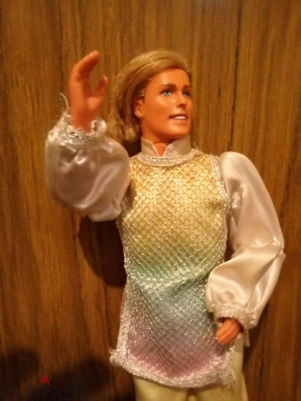 RAINBOW PRINCE KEN Good Rare Mattel doll bend legs turn waist+own wear 3