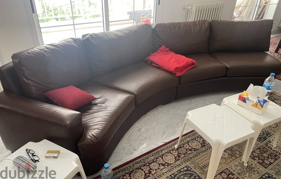 Leather Sofa 0