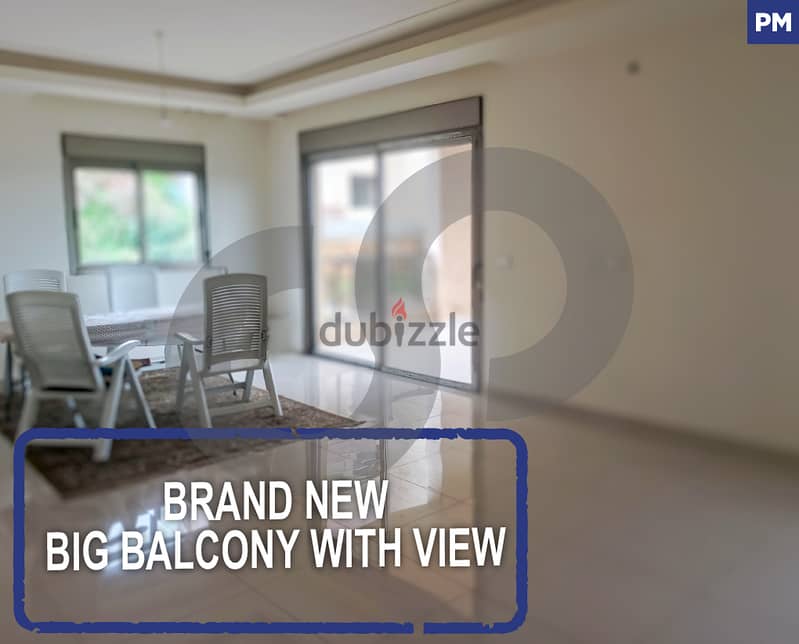 brand new-big balcony with view -new blaibel/بليبل  REF#PM116123 0