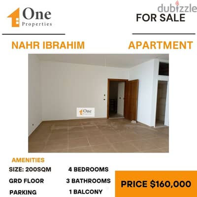 APARTMENT FOR SALE IN NAHR IBRAHIM