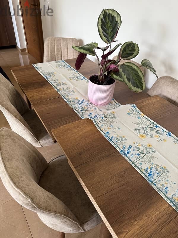 turkish dinning table with 6 chairs 1