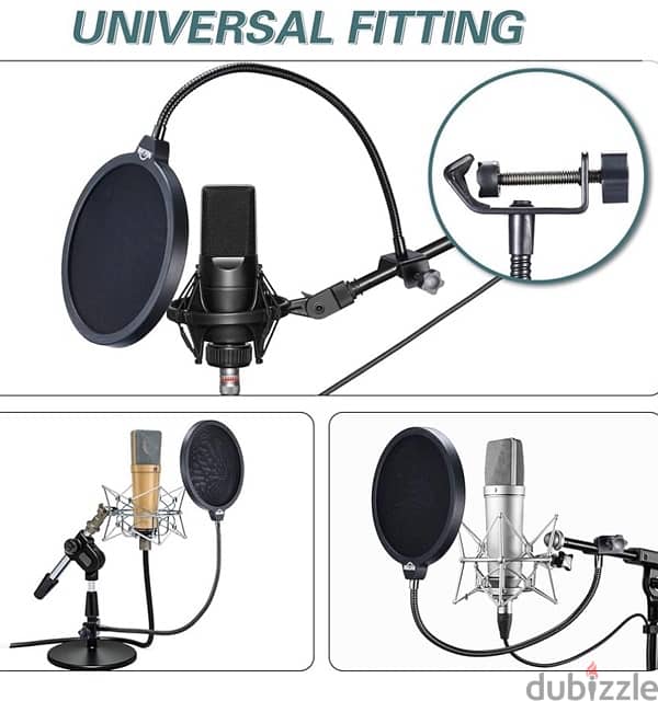 Condenser Microphone and Pop Filter 5