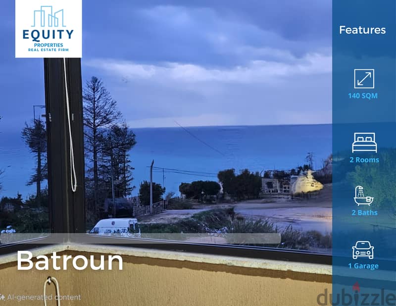 Apartment Beach Area For Sale In Batroun شقق للبيع #CT126998 0