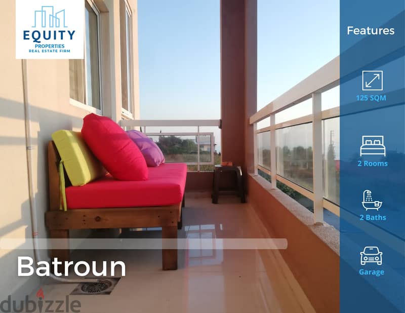 Fully Furnished Apartment With Sea View For Rent In Batroun #CT127098 0