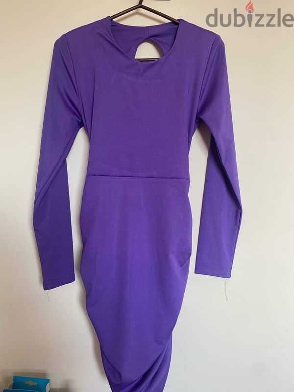 purple dress, one size 0