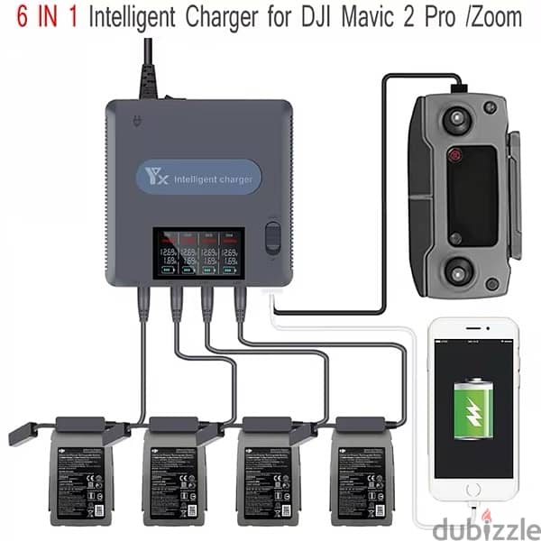 DJI Mavic 2 charger 6 in 1 0