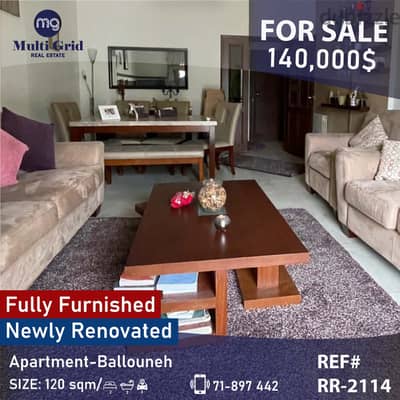 RR-2114 / Apartment for Sale in  Ballouneh , شقة للبيع في بلونة