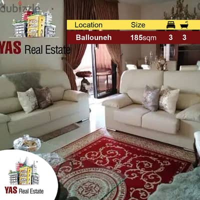 Ballouneh 185m2 | Upgraded | Mountain View | Private street |