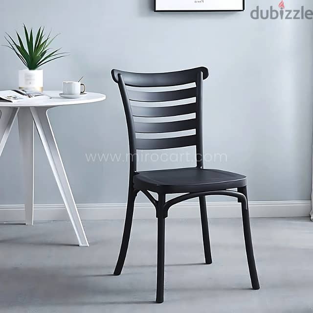 Minimalist Nordic Dining Chairs with Curved Backrest & Sleek Finish 2