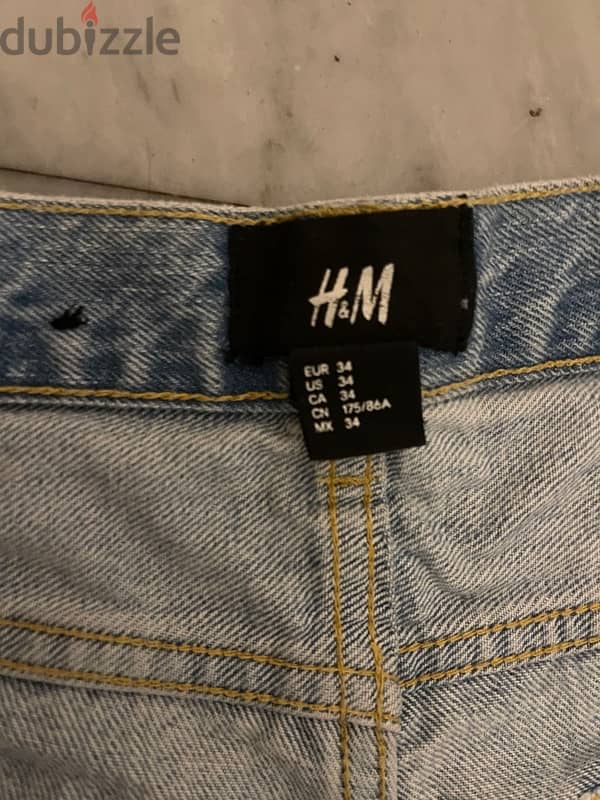 H&M jeans size 34 high waist mint condition 7