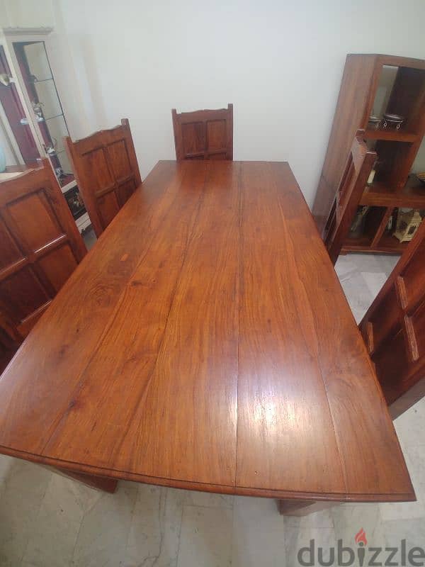 Dining table - Tek wood (condition as new) 2