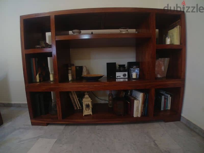 Bookshelves Tek wood 2