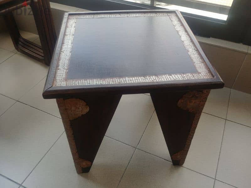 2 Coffee tables Wood 3