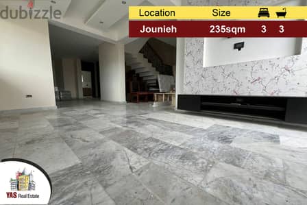 Jounieh 235m2 | Duplex | High End | Prime Location | Panoramic View|EH