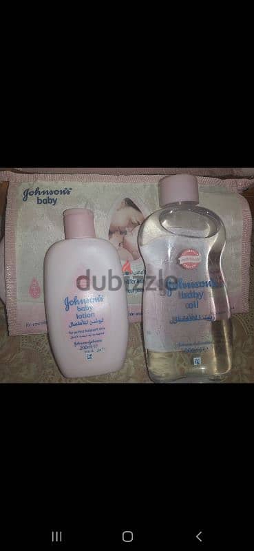 johnsons baby oil 500ml+ lotion 200ml with big bag waterproof