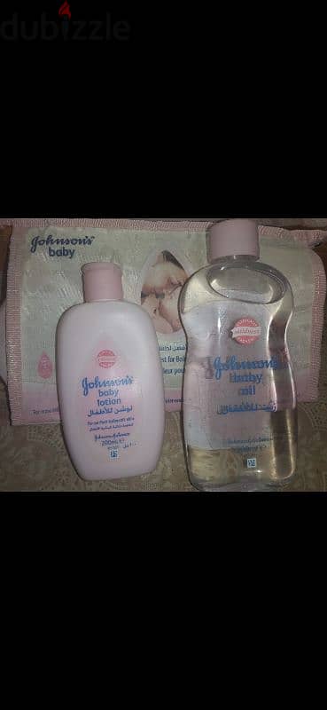 johnsons baby oil 500ml+ lotion 200ml with big bag waterproof 4