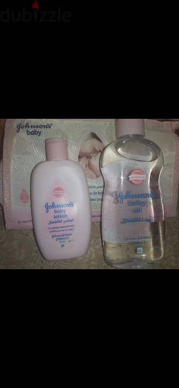 johnsons baby oil 500ml+ lotion 200ml with big bag waterproof 5