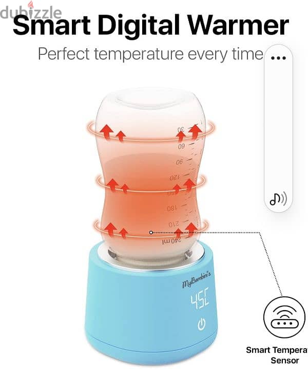 MyBambini's Bottle Warmer Pro - Wireless, Leakproof Design/3$delivery. 4