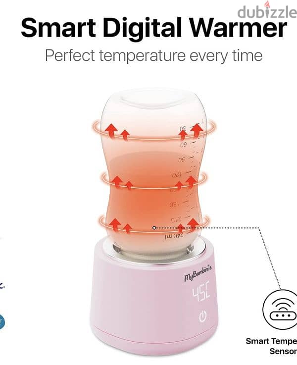 MyBambini's Bottle Warmer Pro - Wireless, Leakproof Design/3$delivery. 5