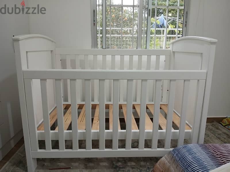 2 level crib with mattress 6