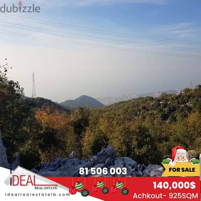 Land for sale in Achkout REF#CC20082