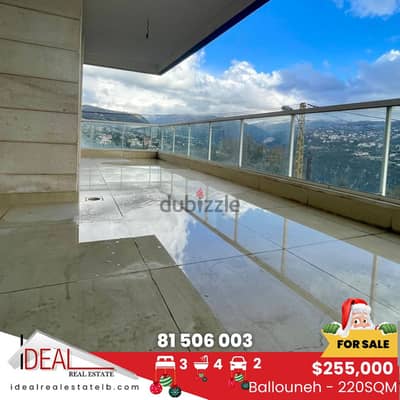 Apartment for sale in Ballouneh REF#CC20085