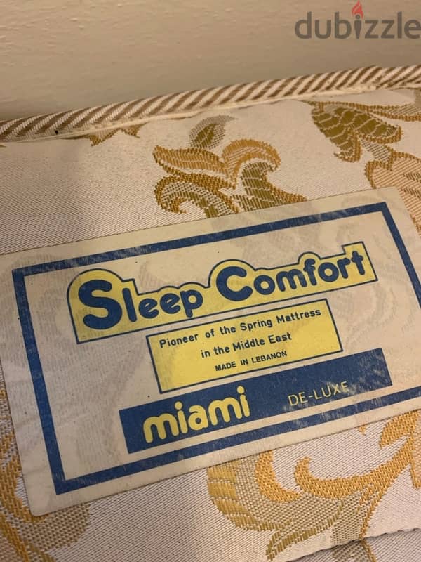 SleepComfort bed and mattress with nightstand 1