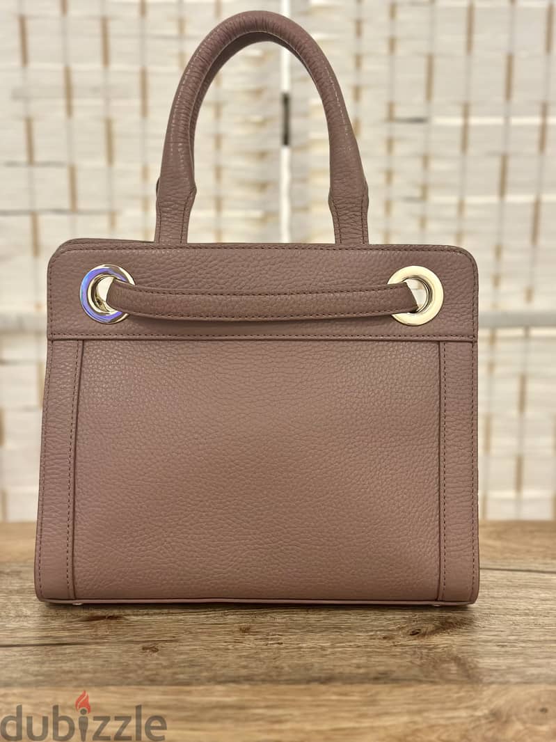 AIGNER Burgundy Leather Cavallina Tote 5