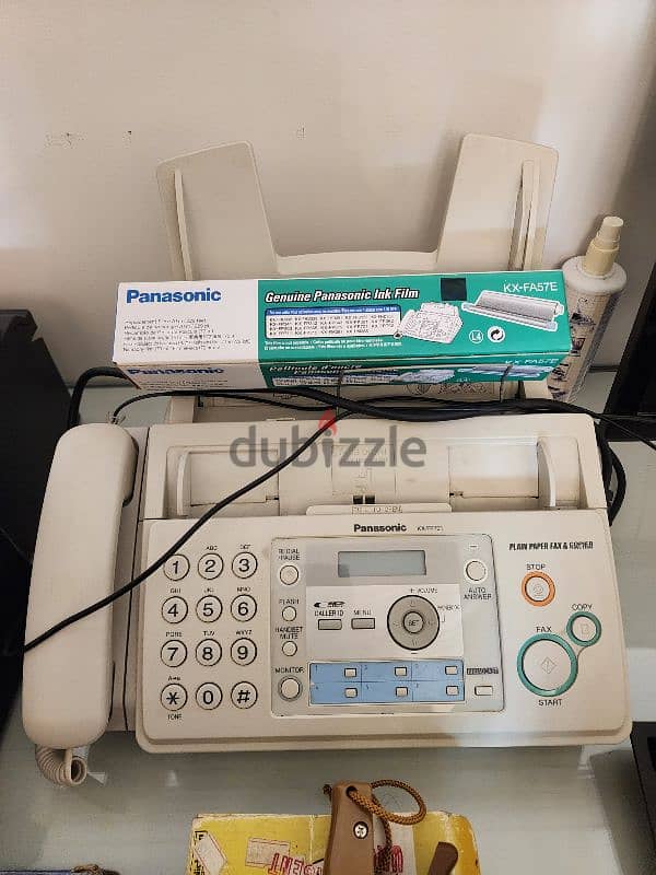 fax telefone Panasonic plain paper fax and copier. 0