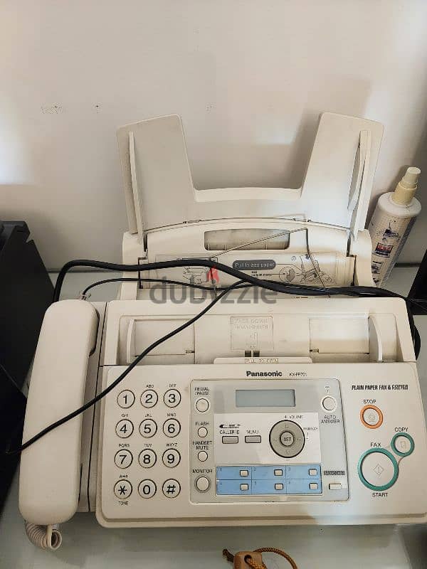 fax telefone Panasonic plain paper fax and copier. 1