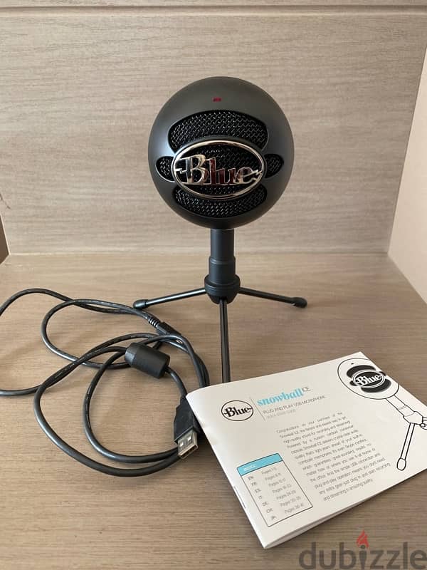 Logitech Blue Snowball Ice Plug and Play Microphone 1