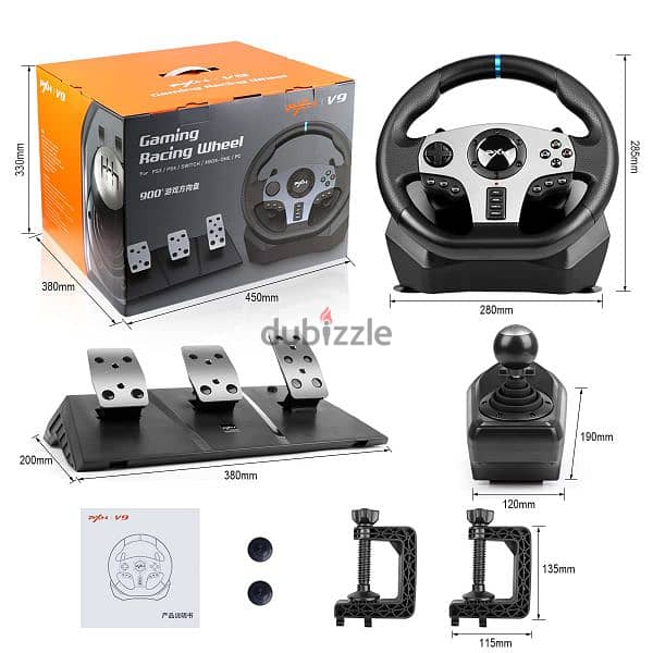 PXN V9 Steering wheel open box 1