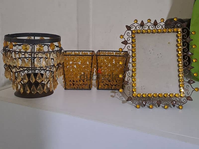 Candle holders and photo frame 5