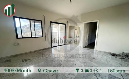 Apartment for Rent in Ghazir with Seaview !!