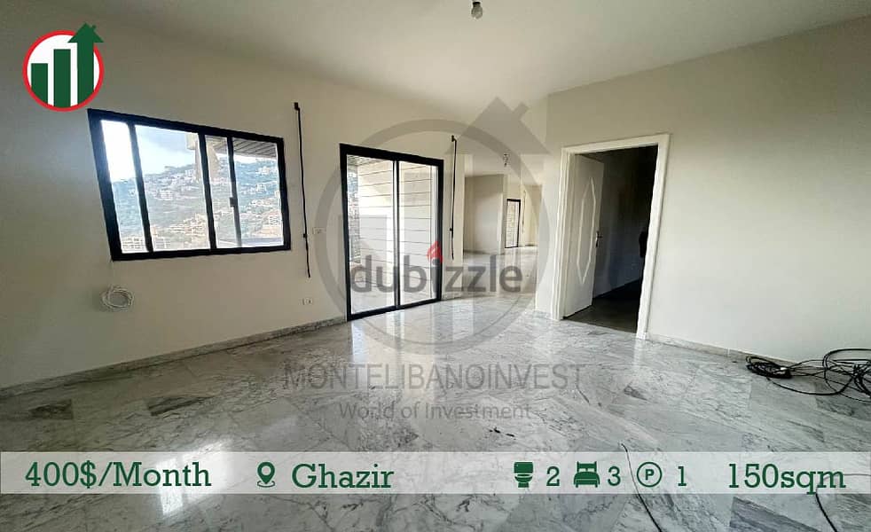 Apartment for Rent in Ghazir with Seaview !! 0