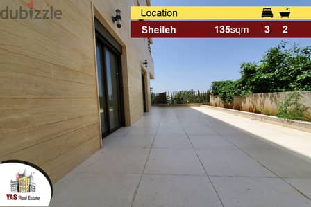 Sheileh 135m2 + 90m2 Terrace / Garden | High-End Flat | View | TO |