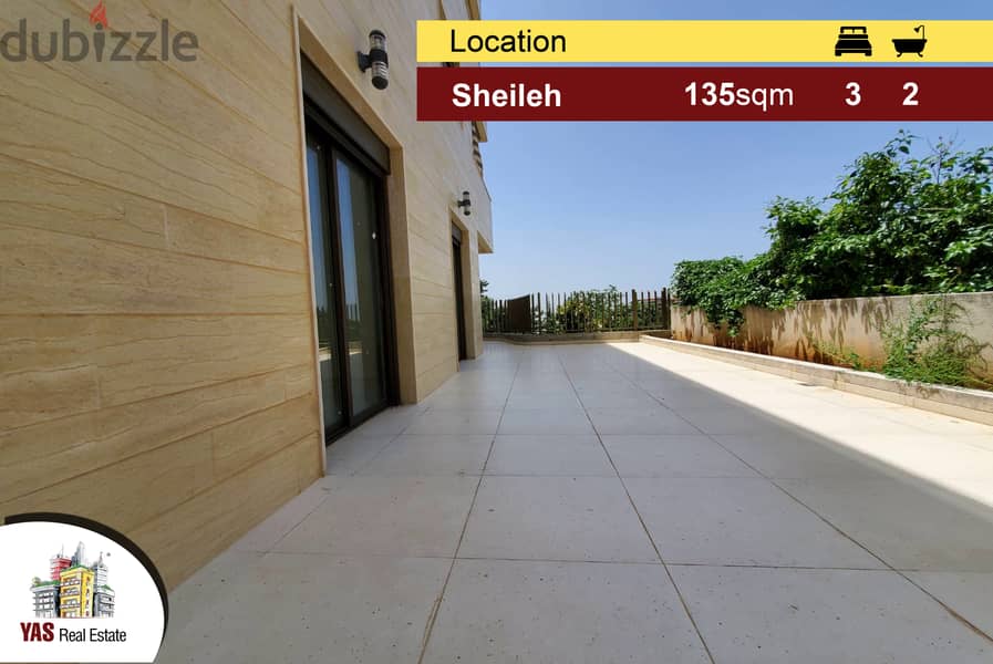 Sheileh 135m2 + 90m2 Terrace / Garden | High-End Flat | View | TO | 0