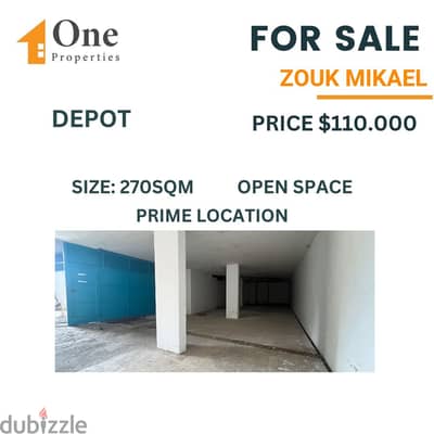 DEPOT FOR SALE IN ZOUK MIKAEL