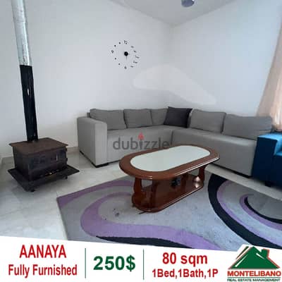 Fully Furnished Apartment for rent in Annaya!!