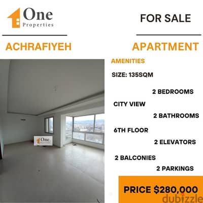 APARTMENT FOR SALE IN ACHRAFIYEH, GEITAWI