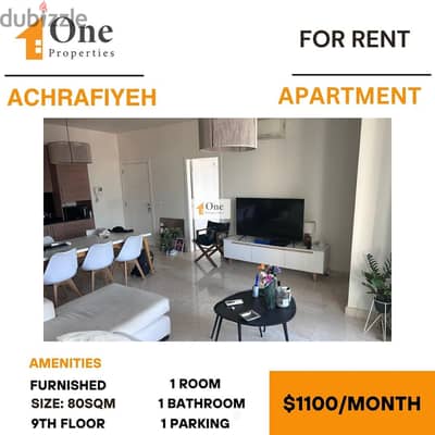 FURNISHED APARTMENT FOR RENT IN ACHRAFIYEH,GEITAWI