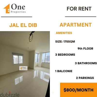 APARTMENT FOR RENT IN JAL EL DIB