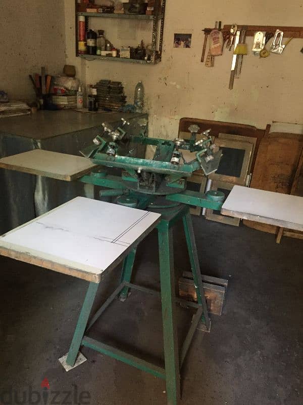 silkscreen printing equipments ادوات للطباعة الحريرية 6