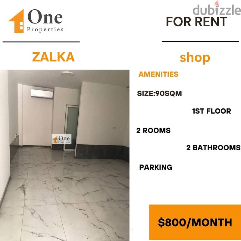 SHOP FOR RENT IN ZALKA 0