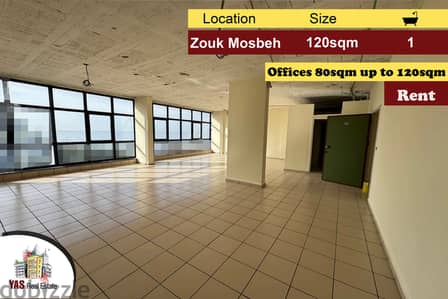 Zouk Mosbeh 80m2 up to 120m2 | Offices | Rent | Main Road | CHN/EL |