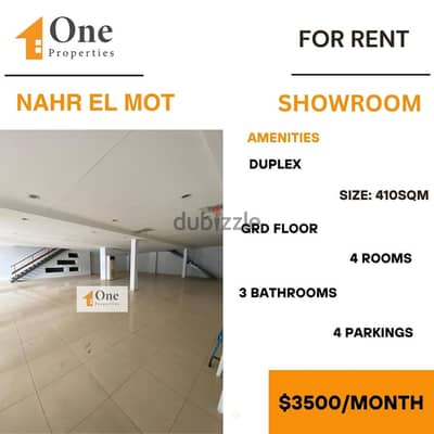 DUPLEX SHOWROOM FOR RENT IN NAHER EL MOT