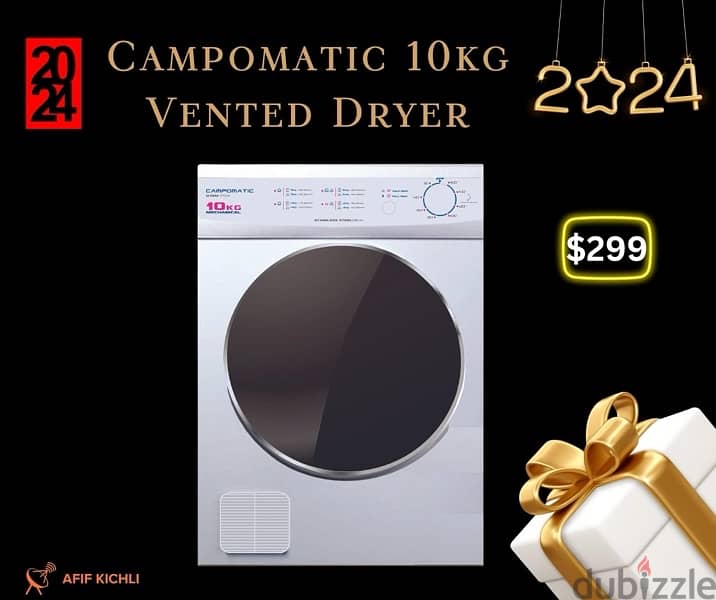 Campomatic 7kg Washing Machine غسالة كفالة شركة 3