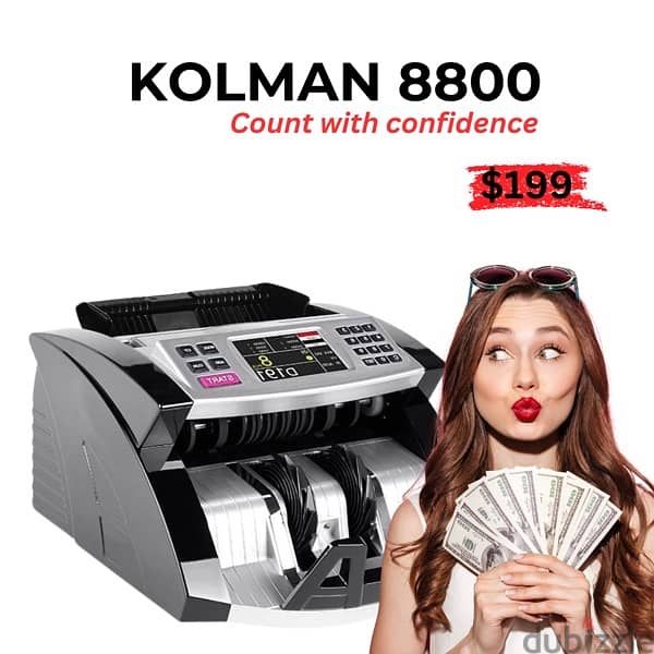 Kolman Money Counters USD EURO LBP كشف العملات المزورة 3