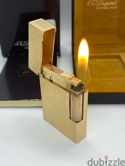 Dupont Paris Lighter Gold plated Original with box and papers